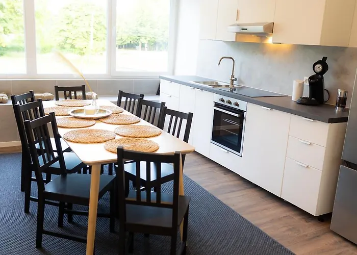 Dohann1 Zentrum, Messehalle, Stationnah & Privatparkplatz Daire